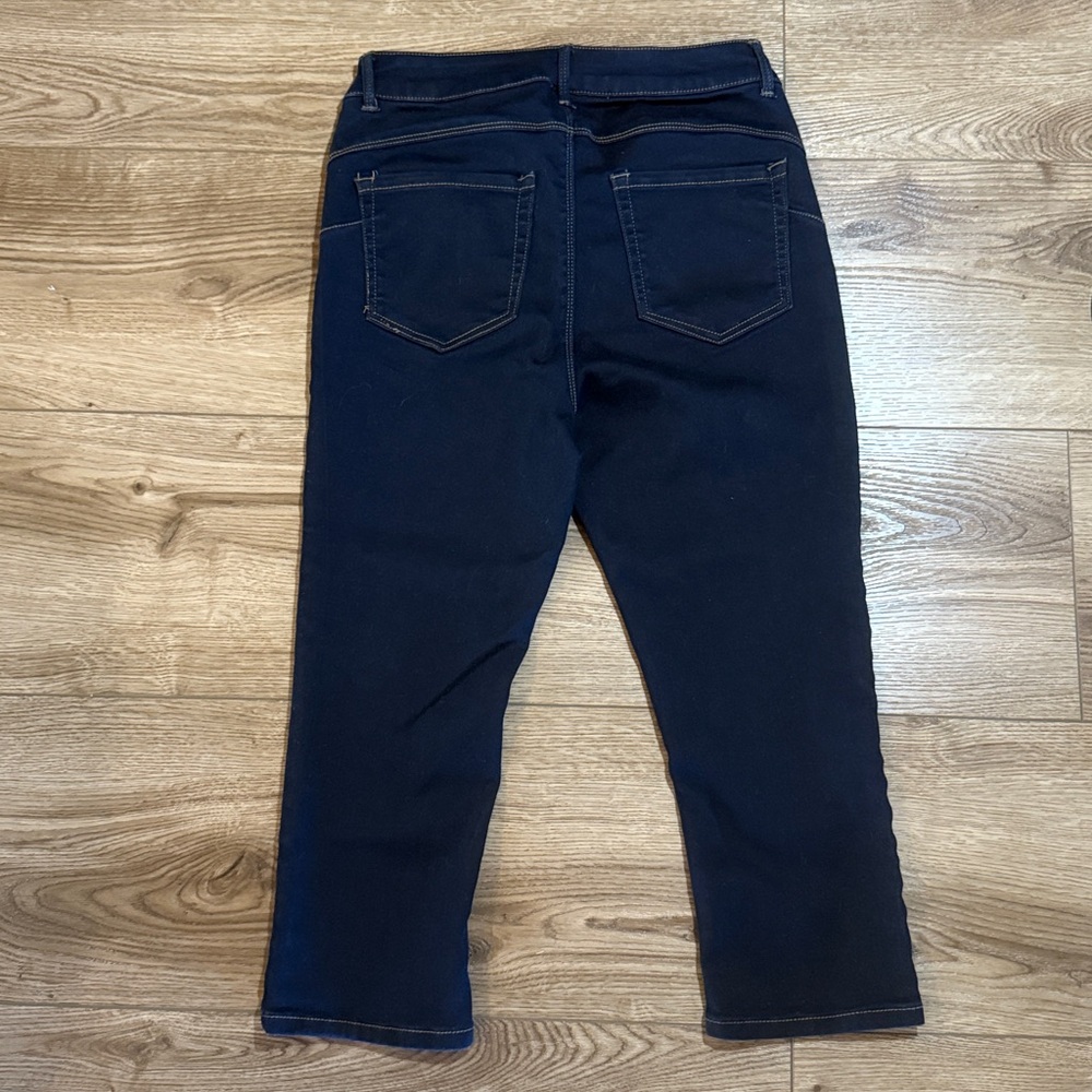 d. jeans Navy Capris - Picture 2 of 8
